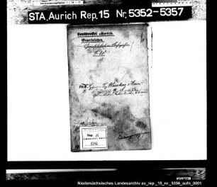 Hausierkonzessionen für Einwohner aus Esens: Heymann Lazarus Weinberg, Bettfedern