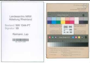 Entnazifizierung Leo Reimann , geb. 11.11.1905 (Postsekretaer)