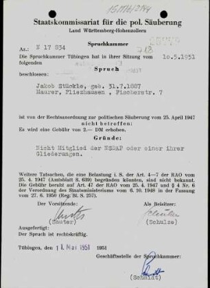Stückle, Jackob