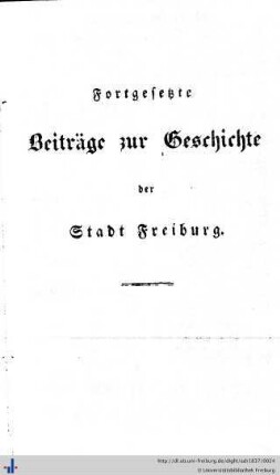 Fortgesetzte Beiträge zur Geschichte der Stadt Freiburg: Das Theater