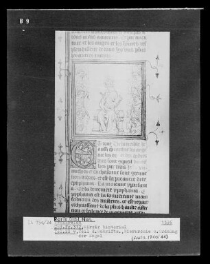 Miroir historial, fol. 22v, Hierarchie und Ordnung der Engel