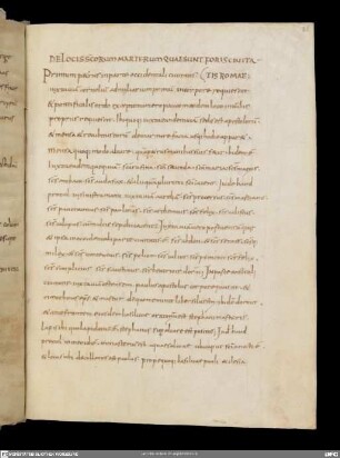 Martyrologium Bedae mit nekrologischen und historischen Nachträgen - Augustinus - Karolus Magnus