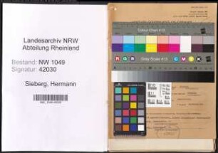 Entnazifizierung Hermann Sieberg , geb. 06.06.1909 (Kaufmaennischer Angestellter)