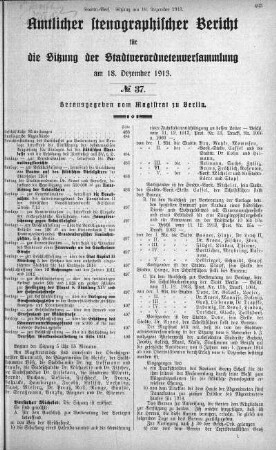 No 37, 18. Dezember 1913