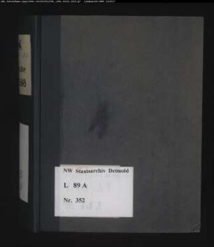 Gogerichtsregister Wöbbel 1625-1626, 1634-1636, 1638-1639 mit Beilagen, 1642-1650, 1657-1668, 1670-1686, 1690-1698