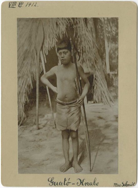 The Guató boy Meki