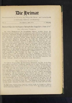 Nr. 6 Neumünster, Juni 1958 65. Jahr
