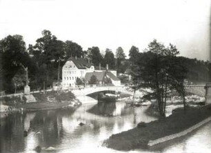 Mittweida-Neudörfchen, Ortsteilansicht vom Stadtpark aus