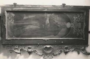Altar, abgenommener rechter Seitenflügel (1587, unbekannter Meister). Plauen, Lutherkirche
