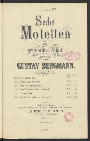 No. 5: O Lamm Gottes