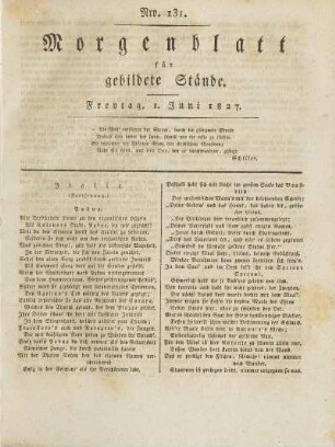1827: Nro. 131 - Nro. 140