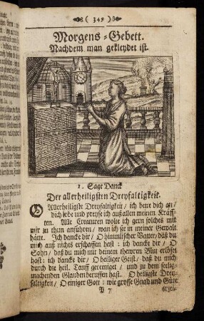 349-364, Morgens-Gebett. Nachdem man gekleydet ist. - Unterricht zum Lesen geistlicher Bücher.