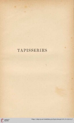 Tapisseries (Nr. 100 - 103)
