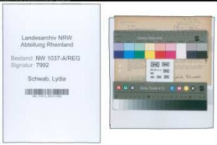 Entnazifizierung Lydia Schwab , geb. 24.05.1918 ()