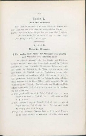 Kapitel 8. Dativ und Nominativ.