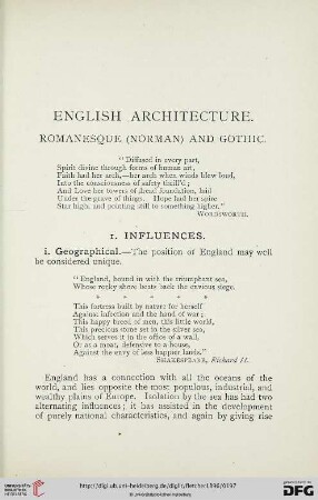 English architecture. Romanesque (Norman) and Gothic
