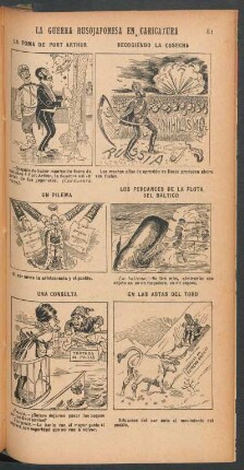 La guerra rusojaponesa en caricatura