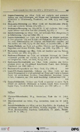 Silber (Nr. 673-740)