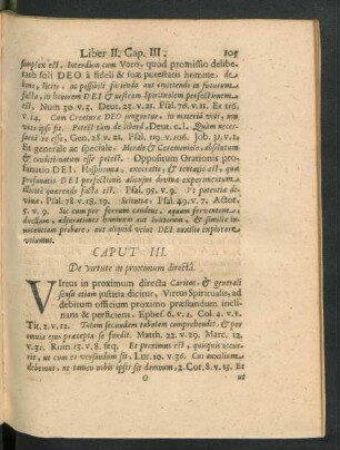 Caput III. De virtute in proximum directa.