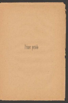 Primer período