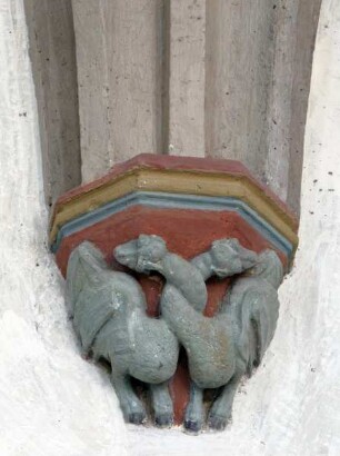 Ineinander verschlungene Drachen