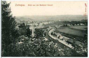 Zschopau. Blick von der Bodemer Kanzel