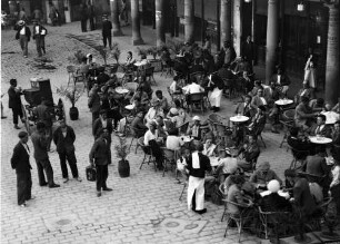 Toledo [Spanien]: Café am Markt