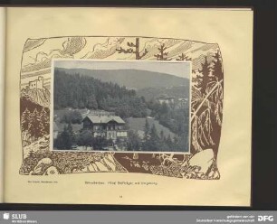 Schreiberhau. Hotel Reifträger mit Umgebung