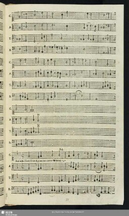 64. Aus tieffer Noth schrey ich zu dir | eine andere Melodey