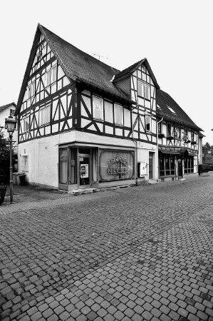 Fachwerkhaus; Schotten, Kirchstraße 38, Kirchstraße 40