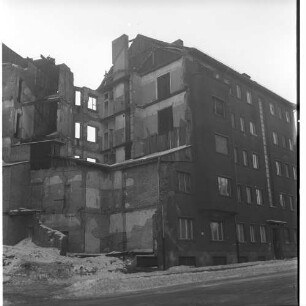 Negativ: Ruine, Baumeisterstraße 3, 1955