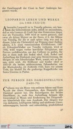 Zur Person des Dargestellten (1400-75)
