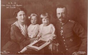 Prinz Franz von Bayern mit Familie