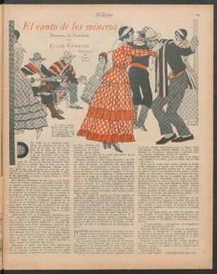 El canto de los mineros : Romance de Navidad
