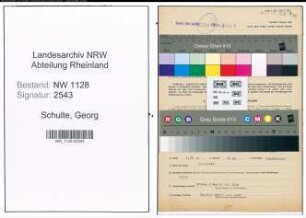 Entnazifizierung Georg Schulte , geb. 10.03.1914 (Polizist)