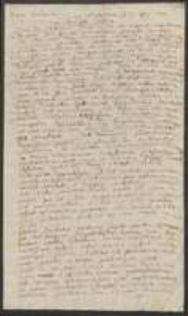 Brief von Johann Jacob Kohlhaas an Michael Tertina