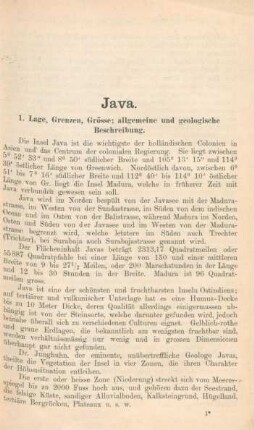 1. Lage, Grenzen, Grösse; allgemeine und geologische Beschreibung