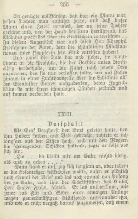 XXIII. Verspielt!