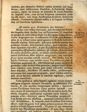 De Sancta Pulcheria virgine et imperatrice : Ex Annalibus eccles. Cardinalis Baronii