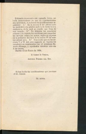 [Nota del censor de teatros]