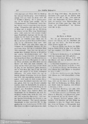 VII. Die Pfarrer zu Gatzen
