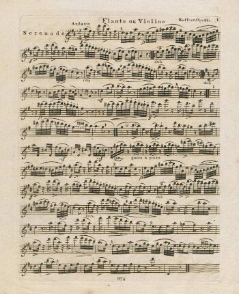 Flauto ou Violino