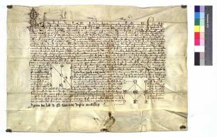 Kaiser Ludwig bestätigt Abt und Konvent des Klosters Hirsau das inserierte Diplom König Adolfs von 1293 April 11 mit der darin inserierten Urkunde Kaiser Friedrichs II. von 1233 Januar, Besitzbestätigung und vogteirechtliche Bestimmungen betreffend.