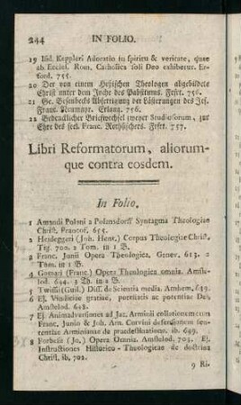 244-281, Libri Reformatorum, aliorumque contra eosdem