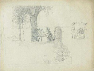 Hittfeld (Bäuerin beim Melken)