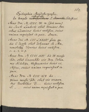 Epitaphien und Inschriften
