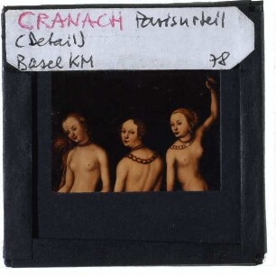 Cranach, Urteil des Paris (Basel),Cranach, Urteil des Paris (Serie)