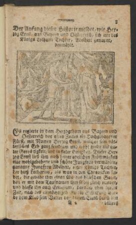 Der Anfang dieser Historie meldet, wie Herzog Ernst ...