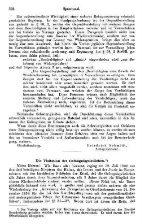 324-328, Die Visitation der Gefängnisgeistlichen