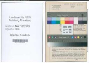 Entnazifizierung Friedrich Boenke , geb. 15.04.1883 (Lehrer)